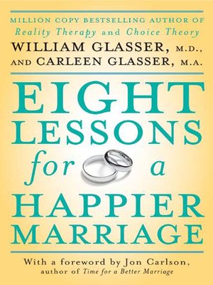 cover image of Eight Lessons for a Happier Marriage